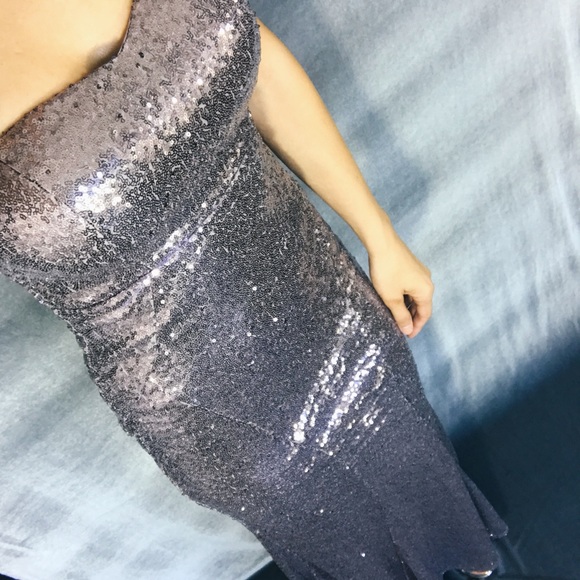 HP Strapless Sequin Mermaid Dress - Picture 3 of 7